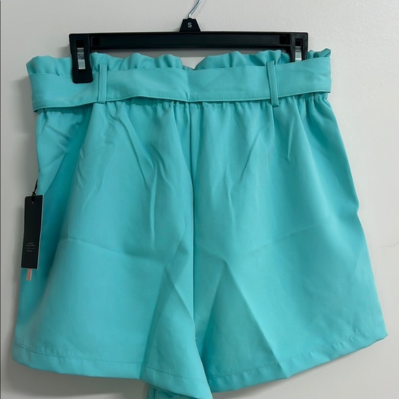 Iris Aqua Elastic Waist Shorts - Picture 5 of 5